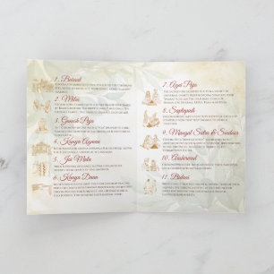 Programme Guide de cérémonie de mariage indien