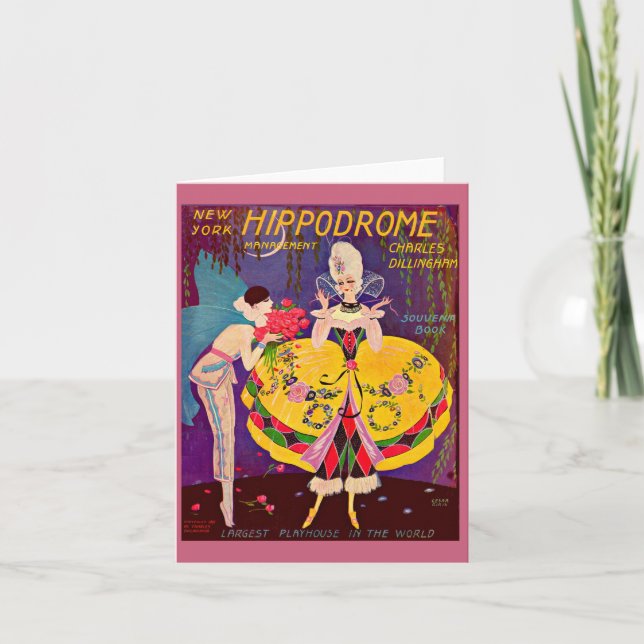 Programme Hippodrome de New York des années 1920 (Devant)