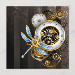 Programme Horloge à vapeur avec libellule mécanique