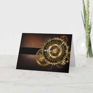 Programme Horloge Steampunk avec des engrenages anciens