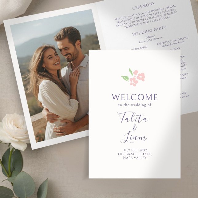 Programme Ivory | Chic Photo Floral Mariage  (Créateur téléchargé)