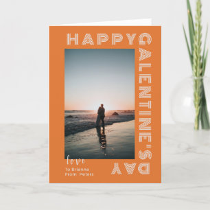 Programme Joyeux Galentine's Day Photo Collage Couple Folded