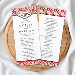 Programme La Parties scintillant Damask Las Vegas Mariage Co<br><div class="desc">Célébrez dans le style avec ces programmes de mariage élégants et très tendance. Ce design est facile à personnaliser avec votre libellé d'événement spécial et vos invités seront ravis de voir ces programmes fabuleux.</div>