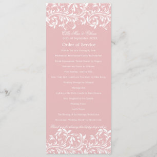 Programme La Sarah ordre rose et blanc de Jane de service