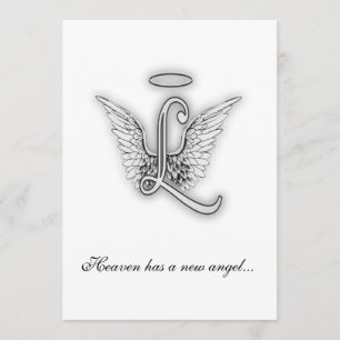 Programme Lettre commémorative L d'hommage de monogramme