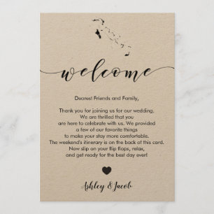 Programme LETTRE D'ACCUEIL Mariage DES Bahamas