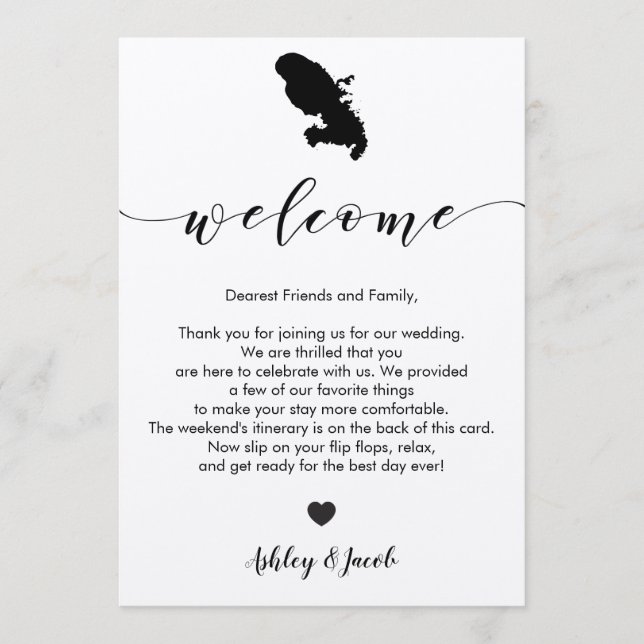 Programme LETTRE D'ACCUEIL Mariage Martinique (Devant)