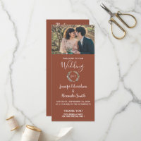 Mariage campagnard photo feuille rustique aquarell