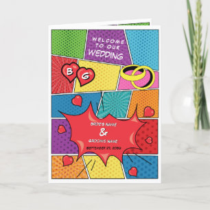 Programme Mariage d'art de la Pop de la bande dessinée Ordre