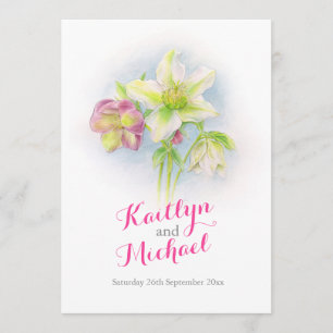Programme Mariage de ressort d'aquarelle