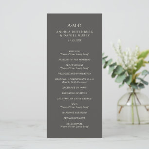 Programme Mariage élégant d'Andrea Brown