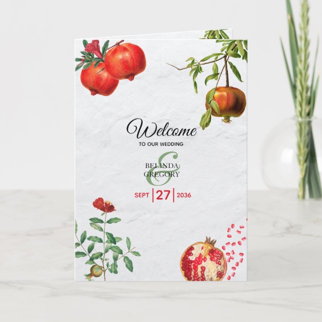 Programme Mariage méditerranéen de grenade Commande de servi (Devant)