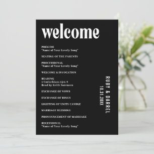 Programme Mariage Moderne Ruby Black