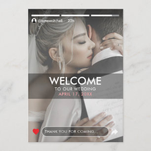 Programme Mariage photo de Social Media Story