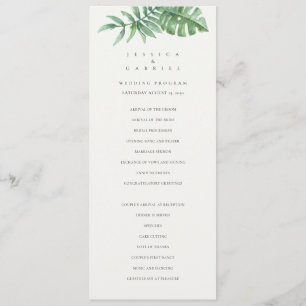 Programme Mariage tropical de verdure classique