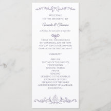 Mariage Vintage Baroque Victorien prune