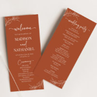 Minimaliste minimaliste Mariage de feuilles en ter