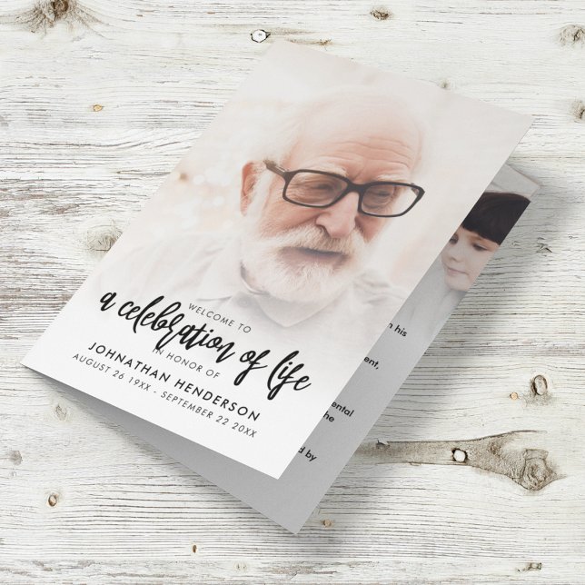 Programme moderne de célébration de la vie en 3 ph (Créateur téléchargé)