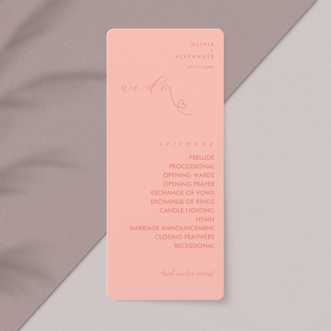Programme moderne de mariage des blocs de couleur  (Créateur téléchargé)