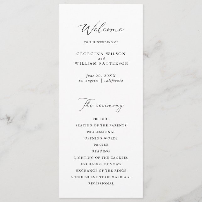 Programme Moderne minimaliste Script Monogramme Appartement  (Devant)