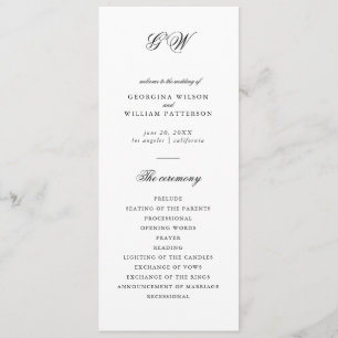 Programme Moderne minimaliste Script Monogramme Appartement 