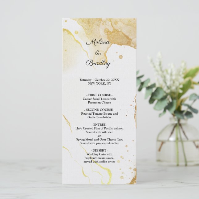Programme moderne Watercolor Gold (Debout devant)