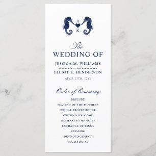 Programme Monogramme à thème Love's Tide Seahorse