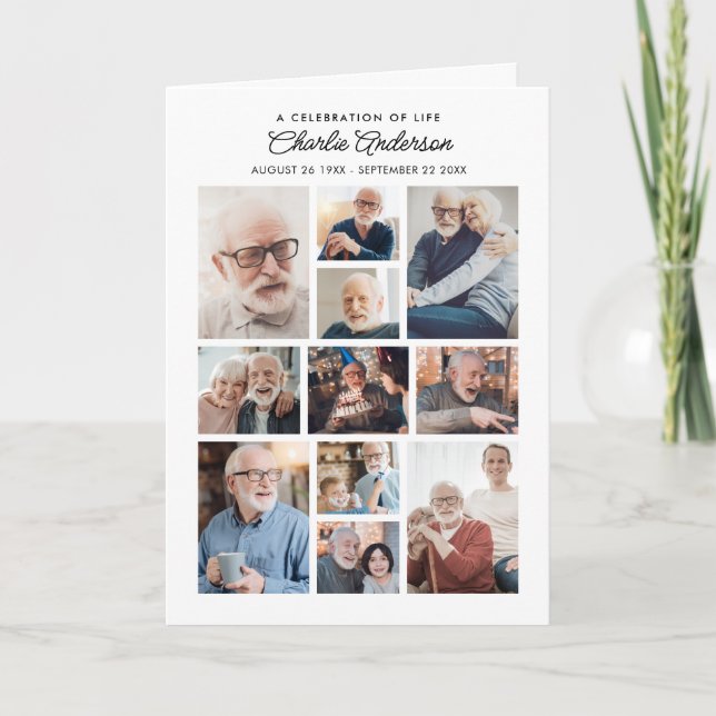 Programme Monument commémoratif/funérailles pliées 14-Photo  (Devant)