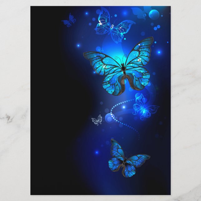 Programme Morpho Butterfly in the Dark Background (Devant)