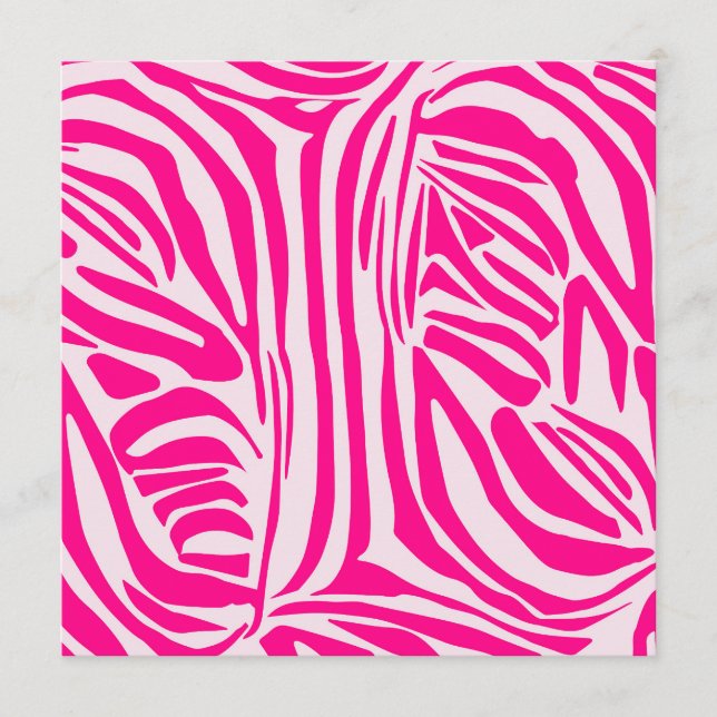 Programme Motif imprimé zèbre rose (Devant)