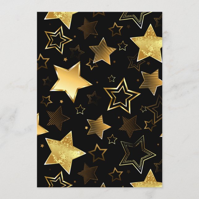 Programme Motif sans couture avec des étoiles dorées (Devant)