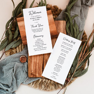 Programme Noir et blanc doux et capricieux MARIAGE