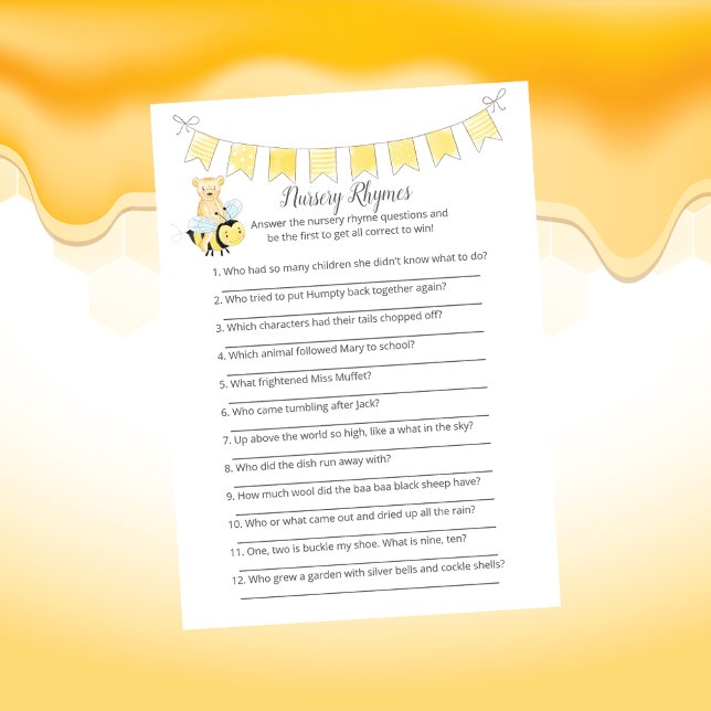 Programme Nursery Rhymes Game Boy Teddy Bear Card (Créateur téléchargé)