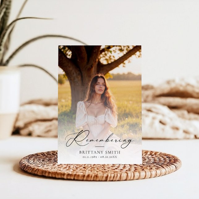 Programme Obituary Order of Service Memorial Funeral (Créateur téléchargé)