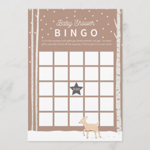 Programme Oh Deer - Jeu Baby shower BINGO