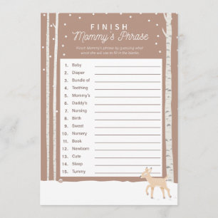 Programme Oh Deer - Terminer la phrase de maman