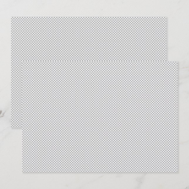 Programme Panneau de fond gris à pois pour événements modern (Devant / Derrière)