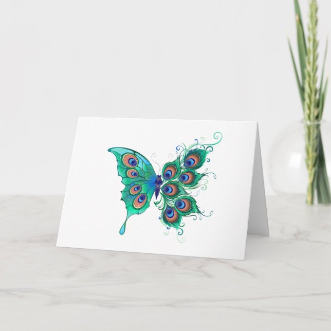 Programme Papillon aux plumes de paon vert (Devant)