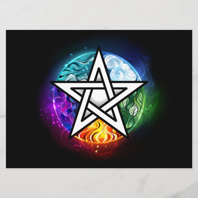 Programme pentagramme du Wiccan (Devant)