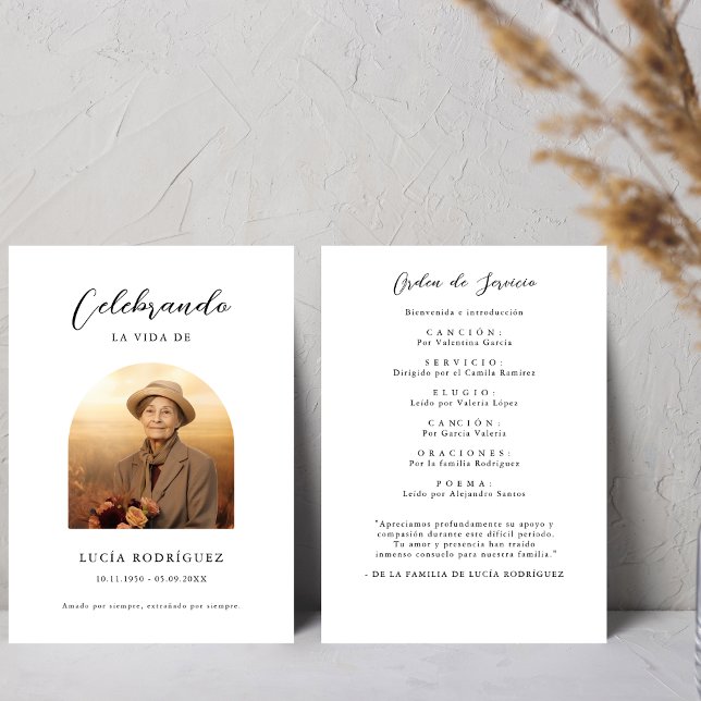 Programme Photo de l'ordre funéraire espagnol (Créateur téléchargé)