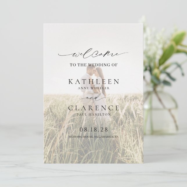 Programme Photographie noir et blanc classique Mariage éléga (Debout devant)