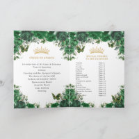 Quinceañera Emerald Green Padrinos Événements