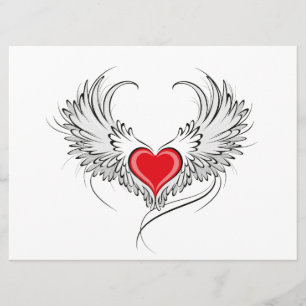 Programme Red Angel Coeur avec ailes
