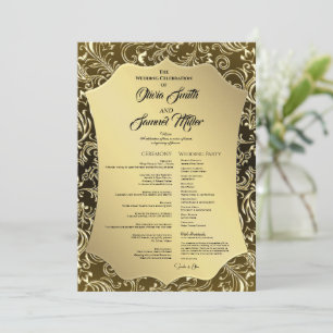 Programme Regal Black Gold Mariage damassé