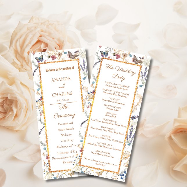 Programme rose Gold Butterfly Garden Plat (Créateur téléchargé)