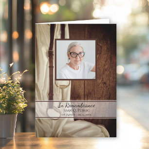 Programme Rustique Horse Bit Satin Service funéraire Occiden