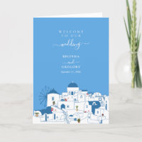 Santorin Grèce Mariage Ordre de service