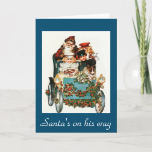 Programme Sant's got a new Ride Vintage Christmas Card