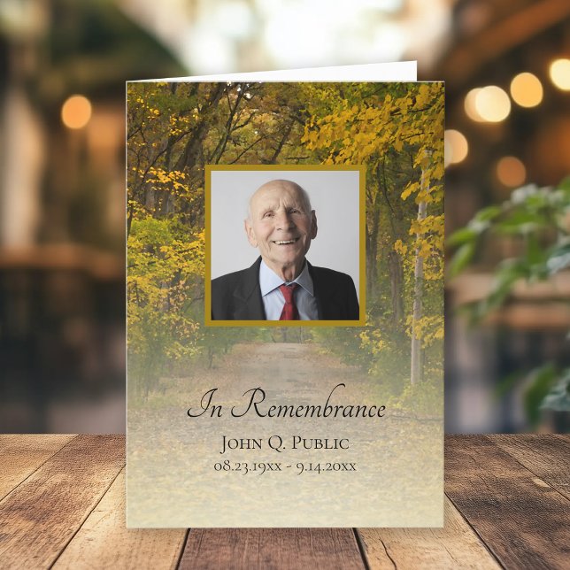 Programme Service funéraire de la voie de congé d'automne pl (Créateur téléchargé)