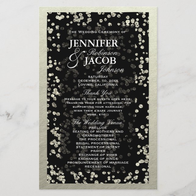 Programme | Silver Confetti (Devant)